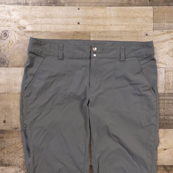 Columbia Saturday Trail Stretch Pants Women’s 16 Regular Gray Water-Repellent - Picture 2 of 14